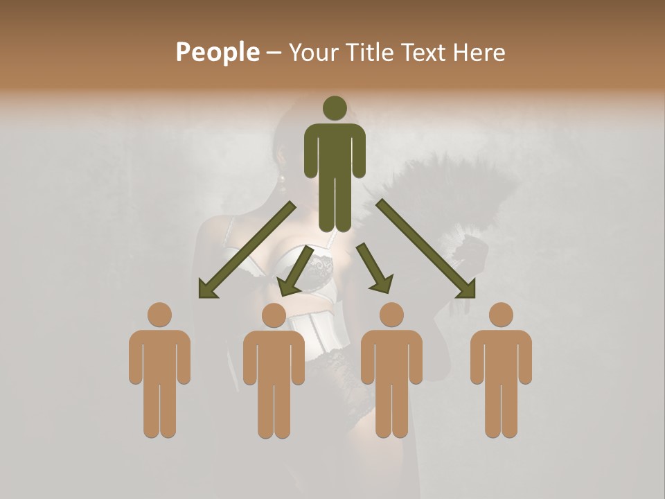 Fashion Lingerie Undress PowerPoint Template