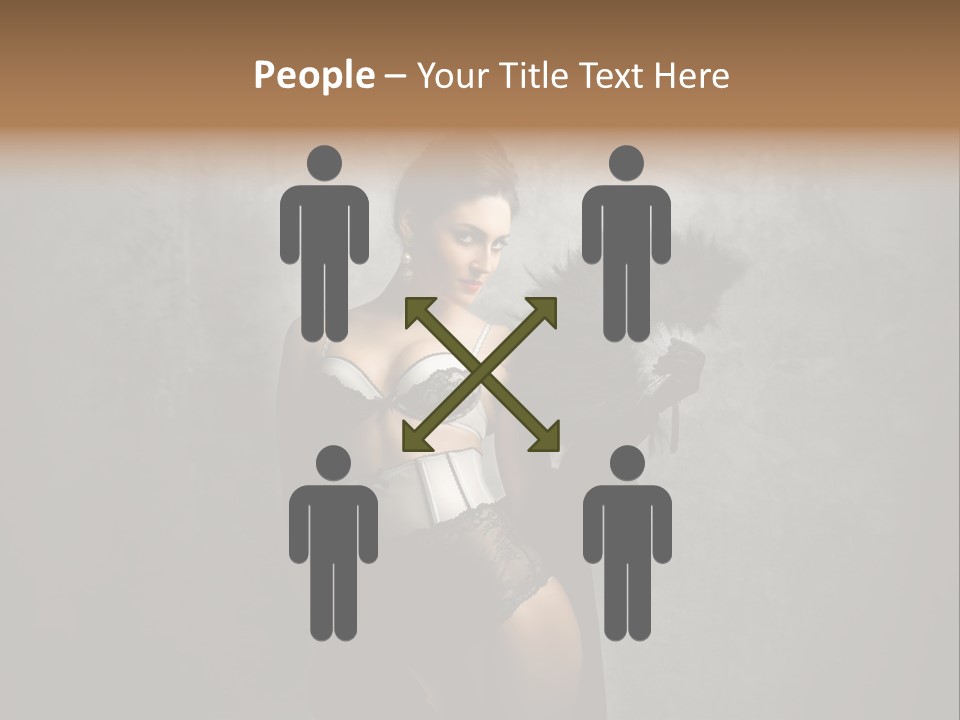 Fashion Lingerie Undress PowerPoint Template