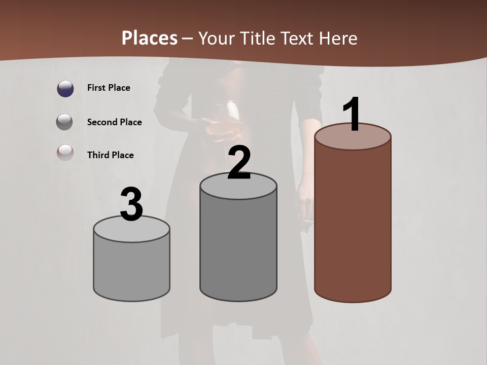 Wine Background Heels PowerPoint Template