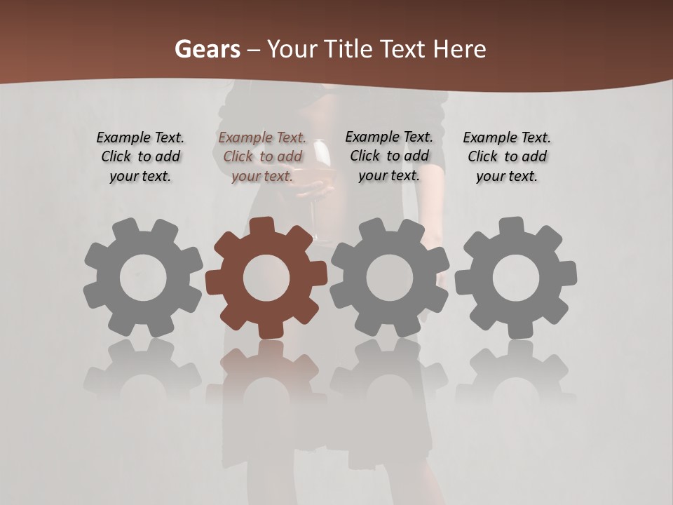 Wine Background Heels PowerPoint Template