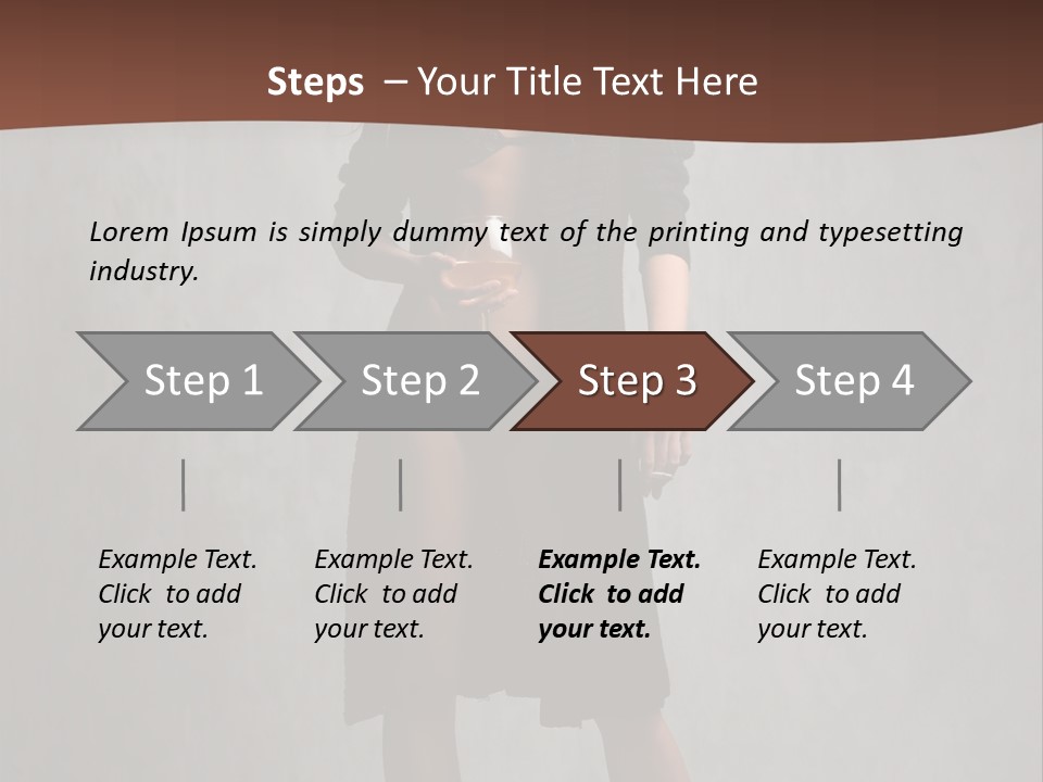 Wine Background Heels PowerPoint Template