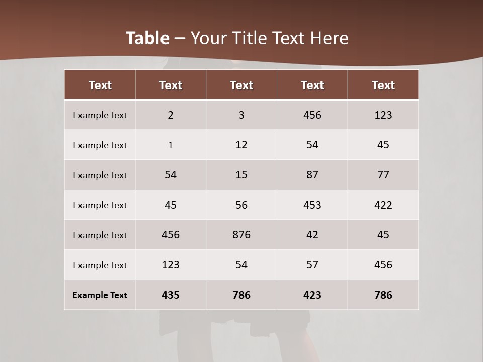 Wine Background Heels PowerPoint Template