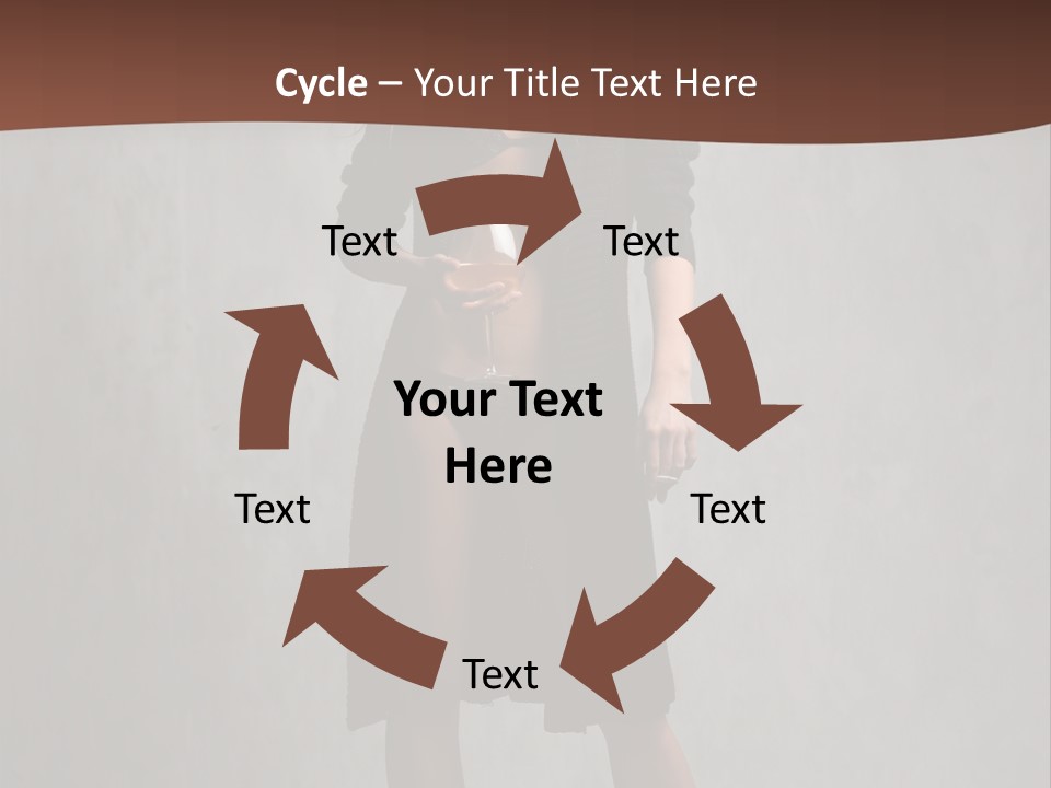 Wine Background Heels PowerPoint Template