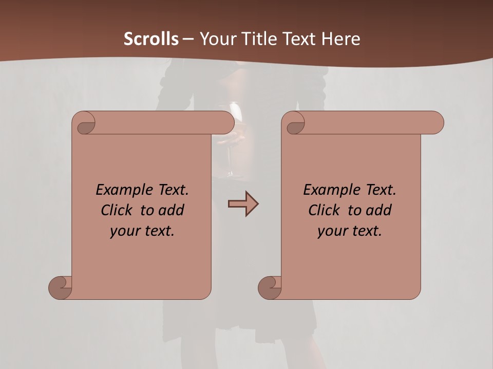 Wine Background Heels PowerPoint Template