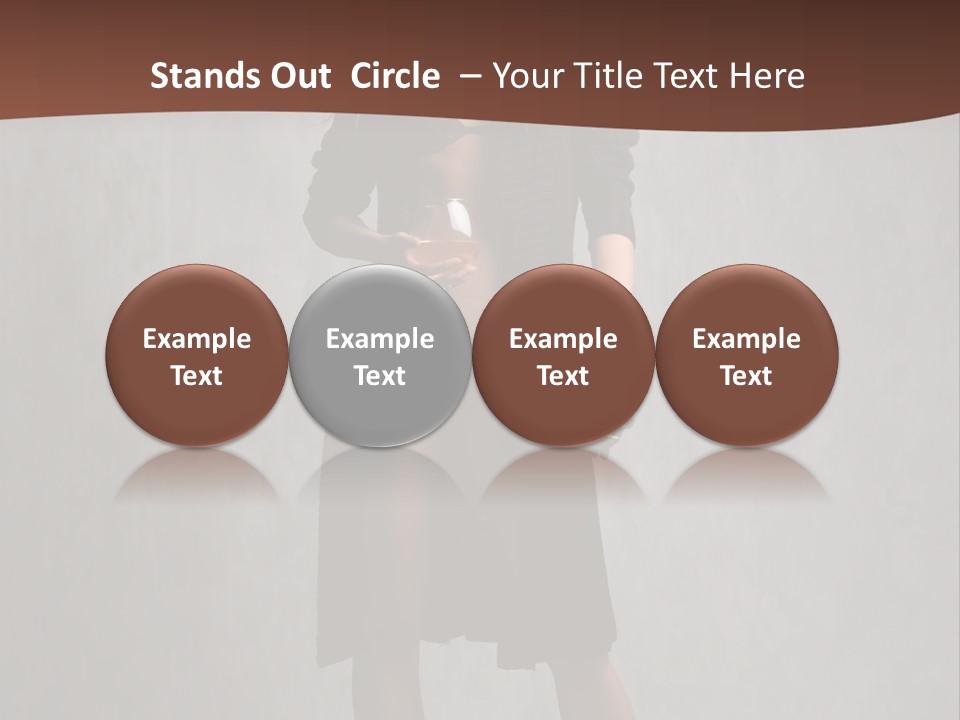 Wine Background Heels PowerPoint Template