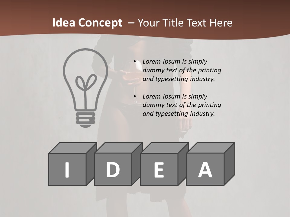 Wine Background Heels PowerPoint Template