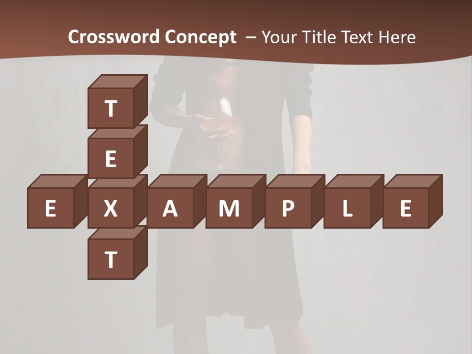 Wine Background Heels PowerPoint Template