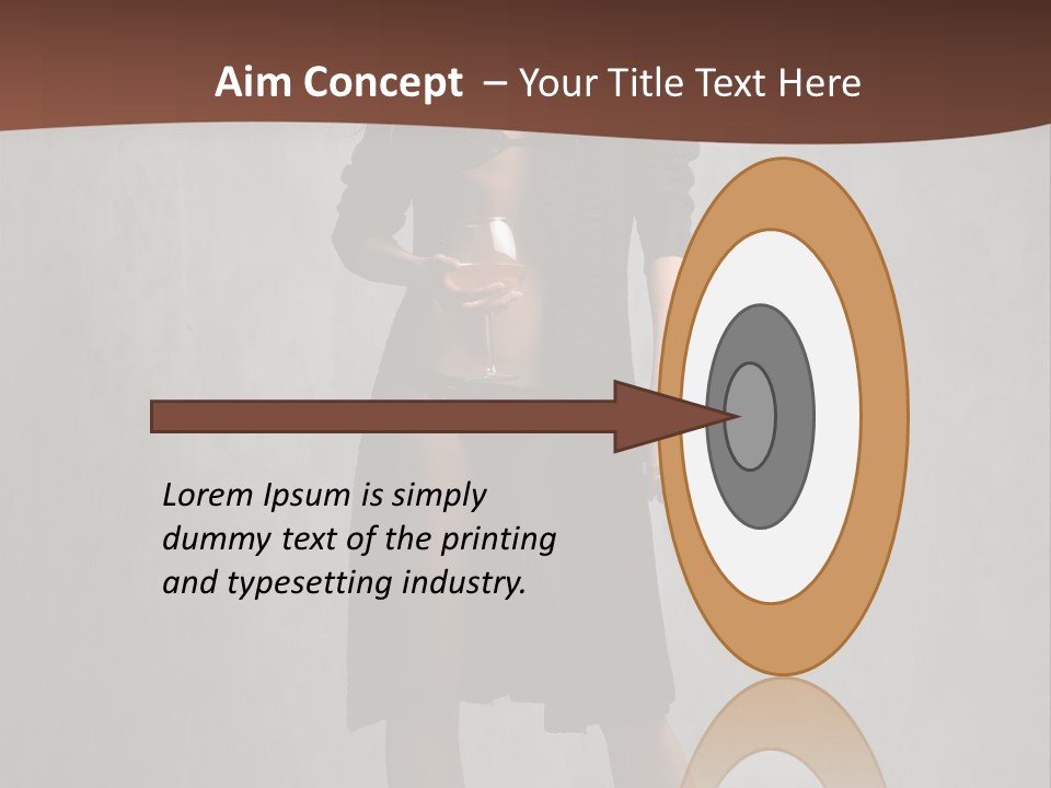 Wine Background Heels PowerPoint Template