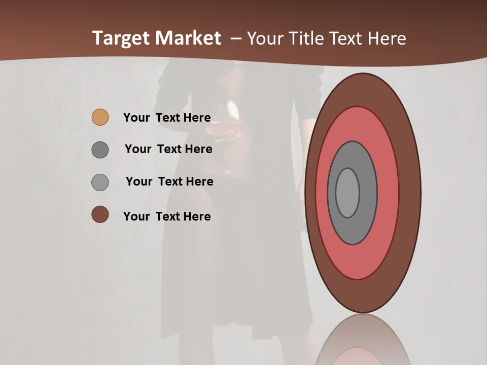 Wine Background Heels PowerPoint Template