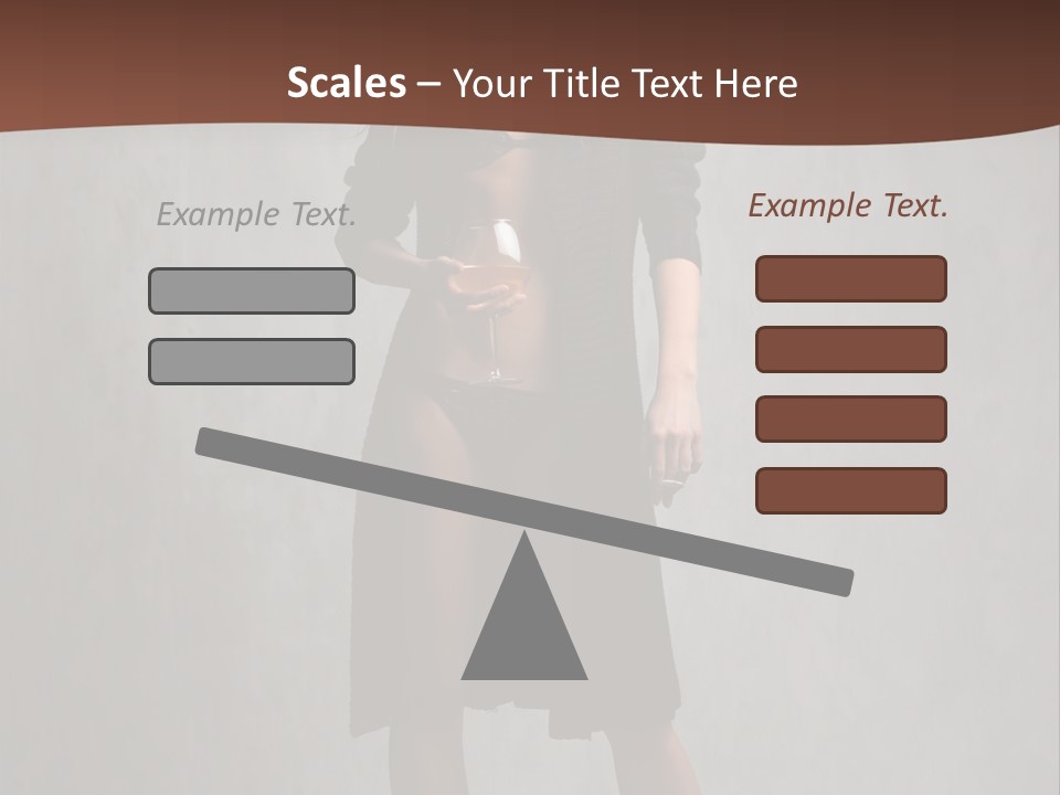 Wine Background Heels PowerPoint Template