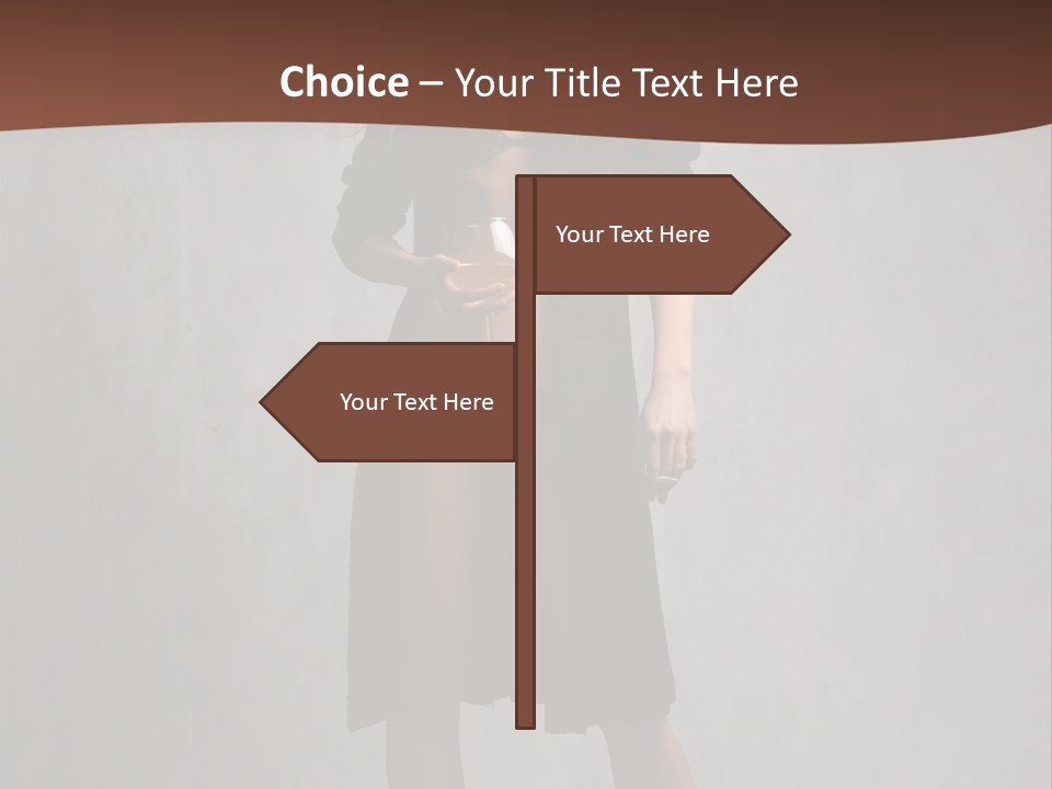 Wine Background Heels PowerPoint Template