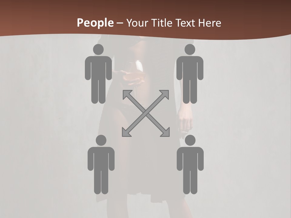 Wine Background Heels PowerPoint Template