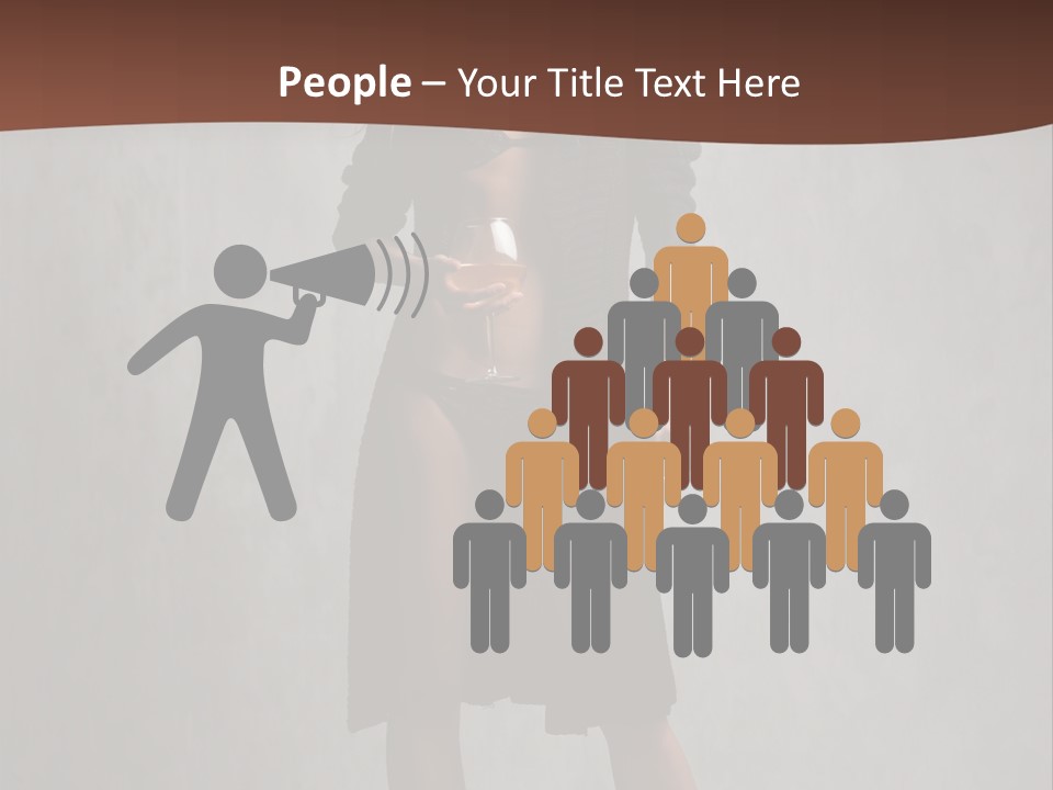 Wine Background Heels PowerPoint Template