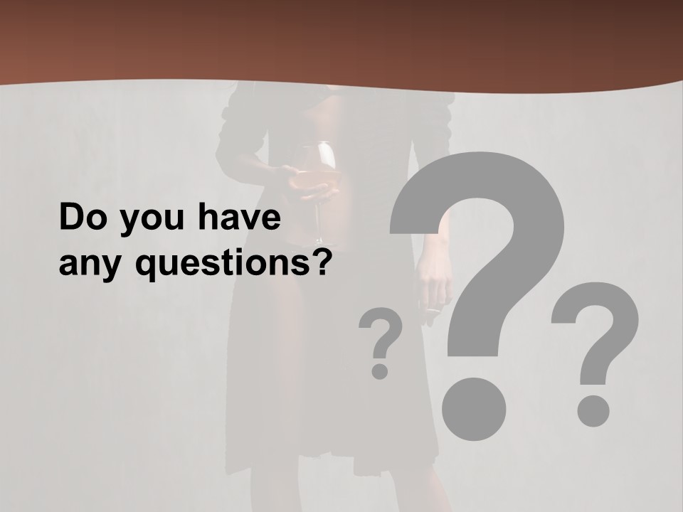 Wine Background Heels PowerPoint Template