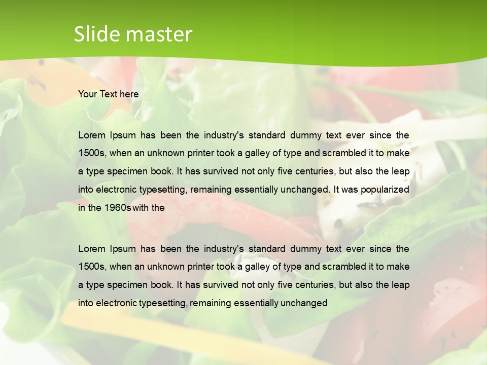 Closeup Health Close PowerPoint Template