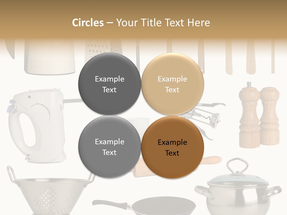 Culinary Set Pan PowerPoint Template