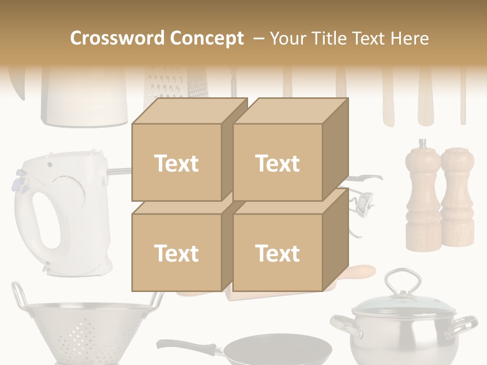 Culinary Set Pan PowerPoint Template
