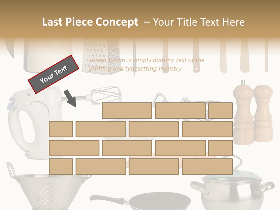 Culinary Set Pan PowerPoint Template