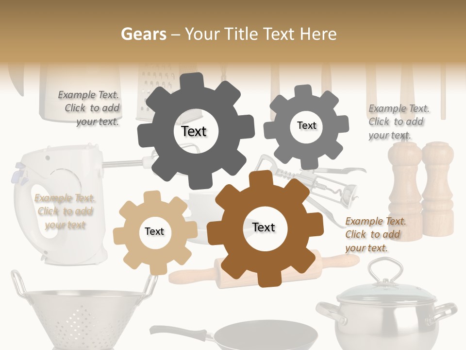 Culinary Set Pan PowerPoint Template