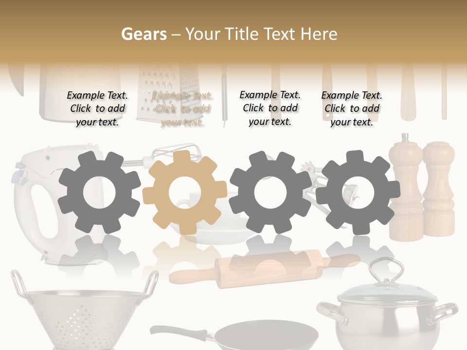 Culinary Set Pan PowerPoint Template