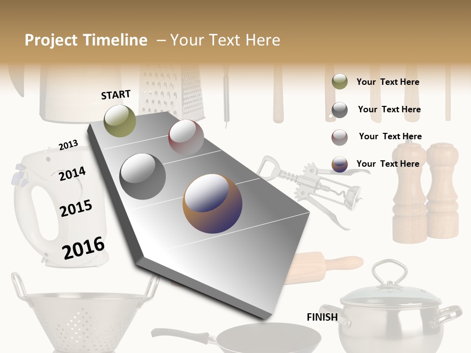 Culinary Set Pan PowerPoint Template