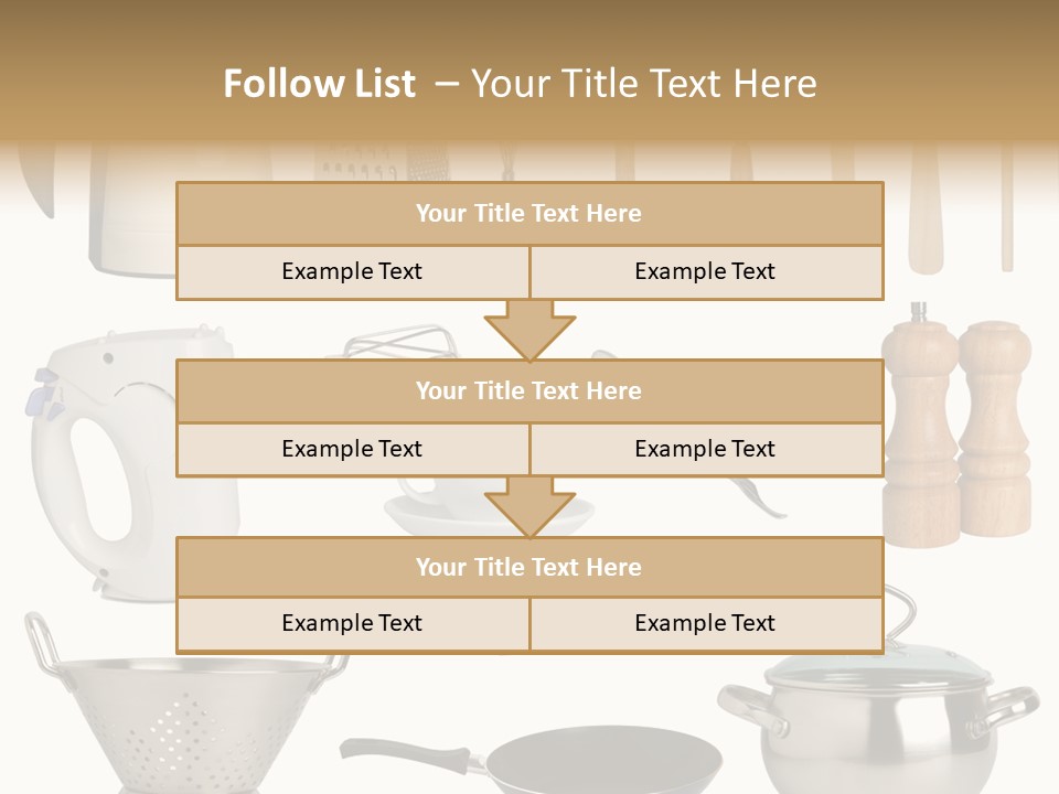 Culinary Set Pan PowerPoint Template