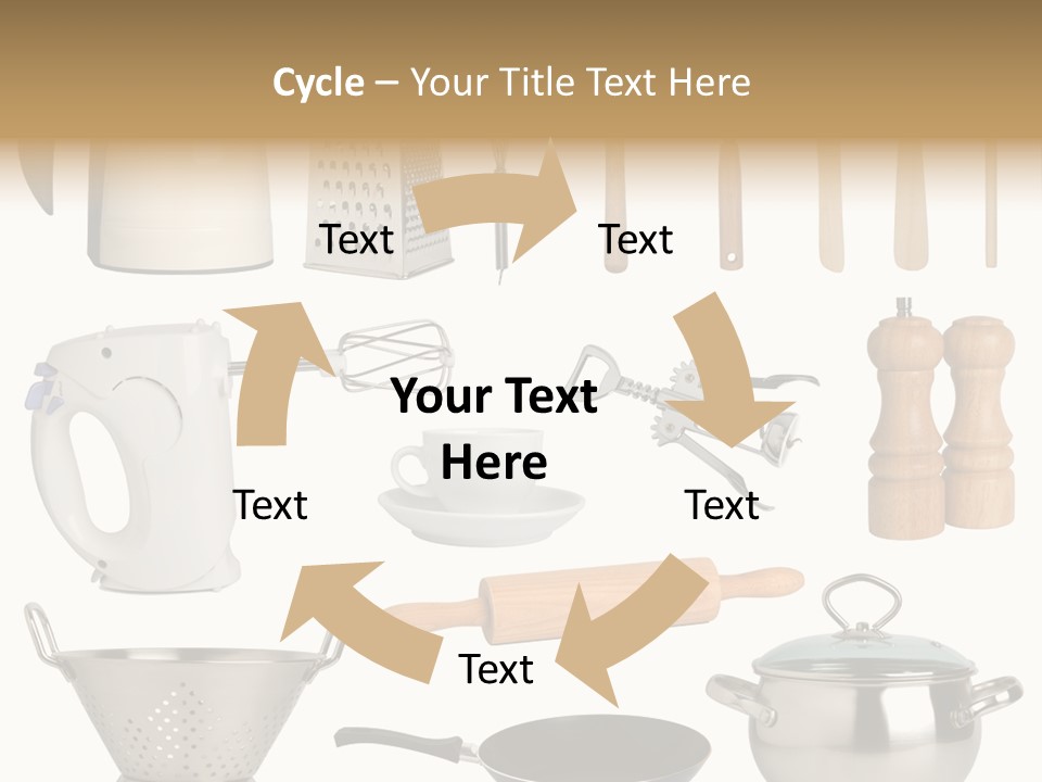 Culinary Set Pan PowerPoint Template