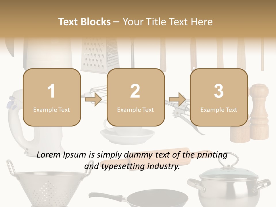 Culinary Set Pan PowerPoint Template