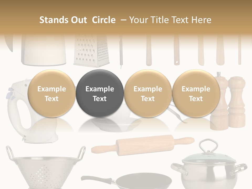 Culinary Set Pan PowerPoint Template