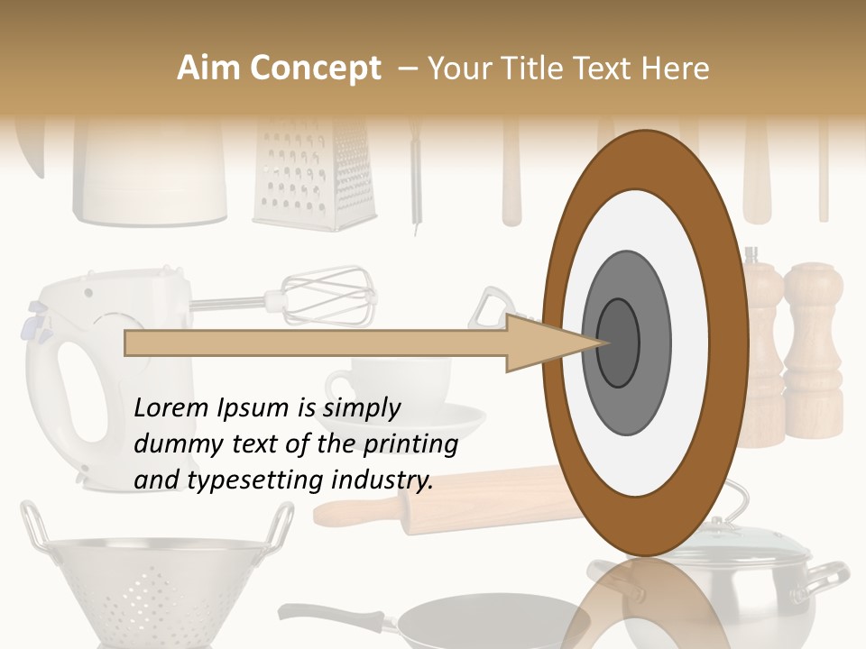 Culinary Set Pan PowerPoint Template