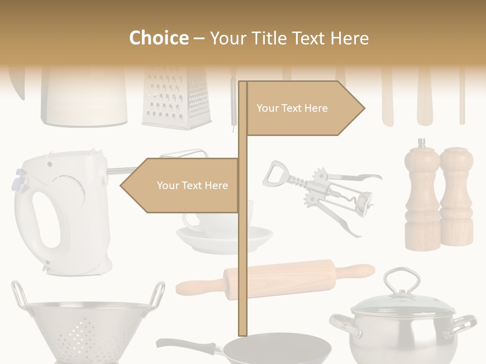 Culinary Set Pan PowerPoint Template