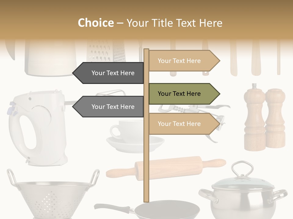 Culinary Set Pan PowerPoint Template