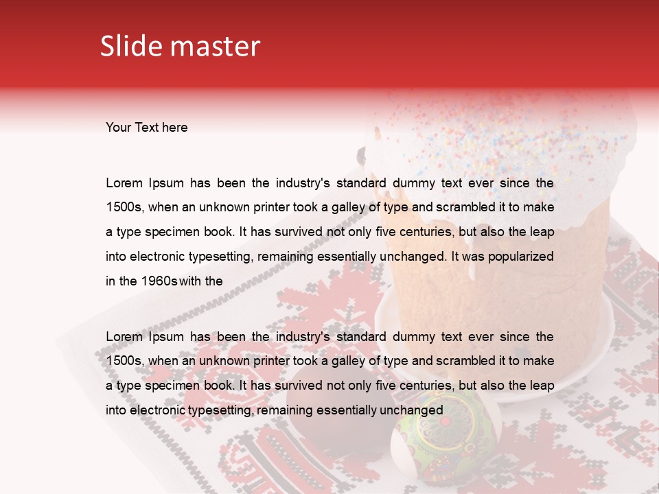 Celebration Ornament Egg PowerPoint Template