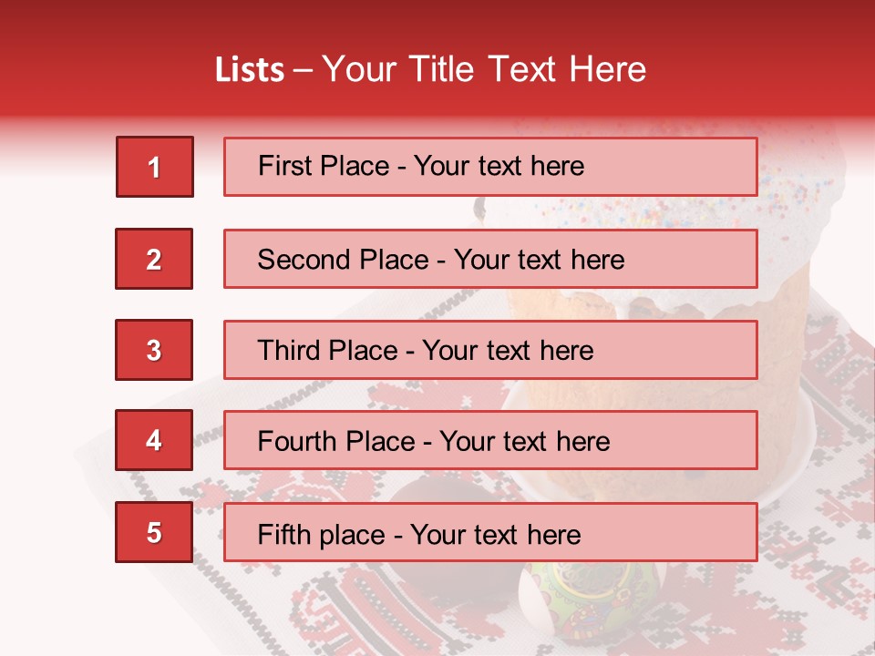 Celebration Ornament Egg PowerPoint Template