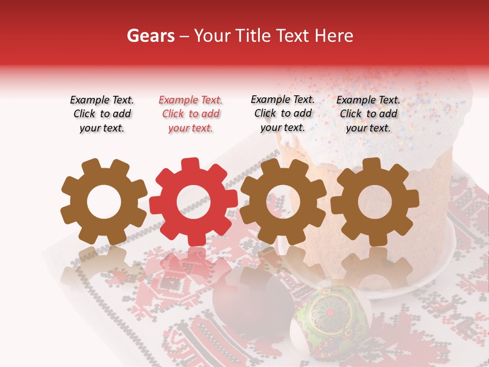 Celebration Ornament Egg PowerPoint Template