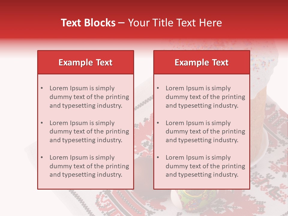 Celebration Ornament Egg PowerPoint Template