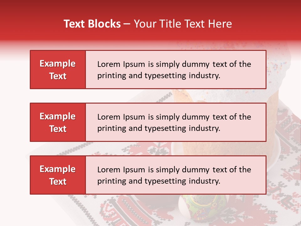 Celebration Ornament Egg PowerPoint Template