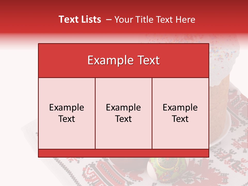 Celebration Ornament Egg PowerPoint Template