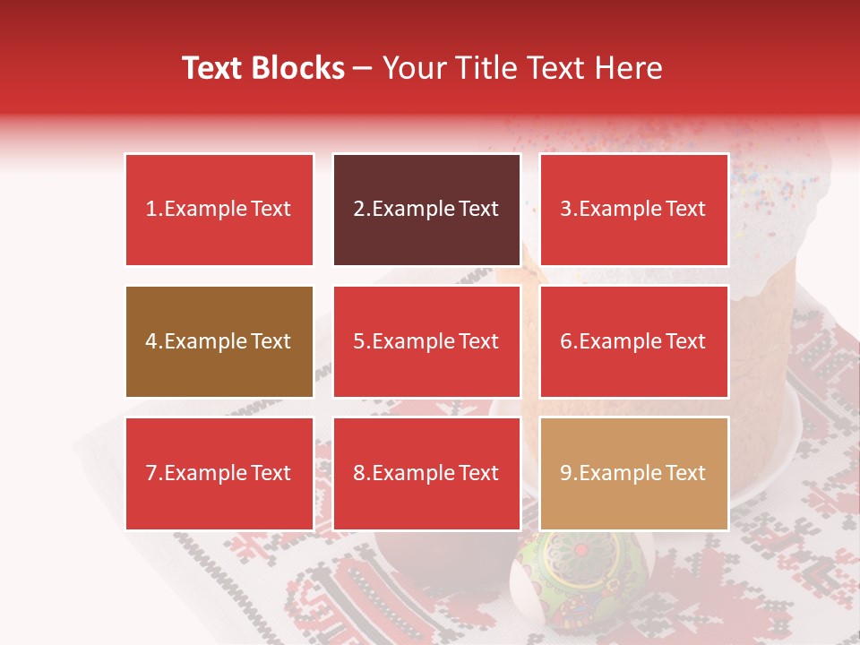 Celebration Ornament Egg PowerPoint Template