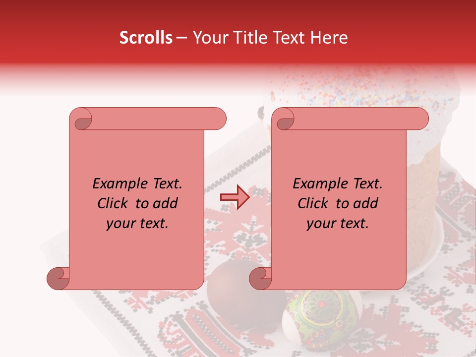 Celebration Ornament Egg PowerPoint Template