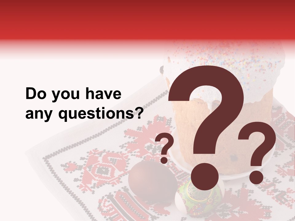 Celebration Ornament Egg PowerPoint Template