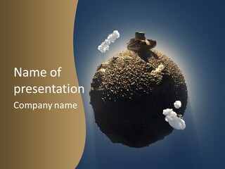 Air Stone Shadow PowerPoint Template