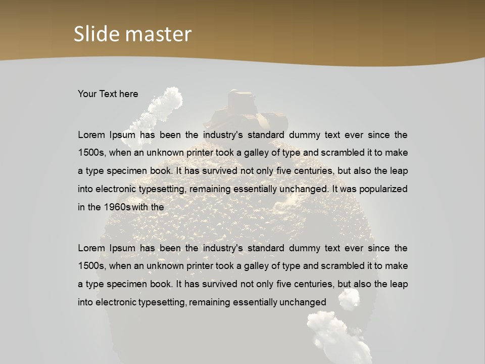 Air Stone Shadow PowerPoint Template