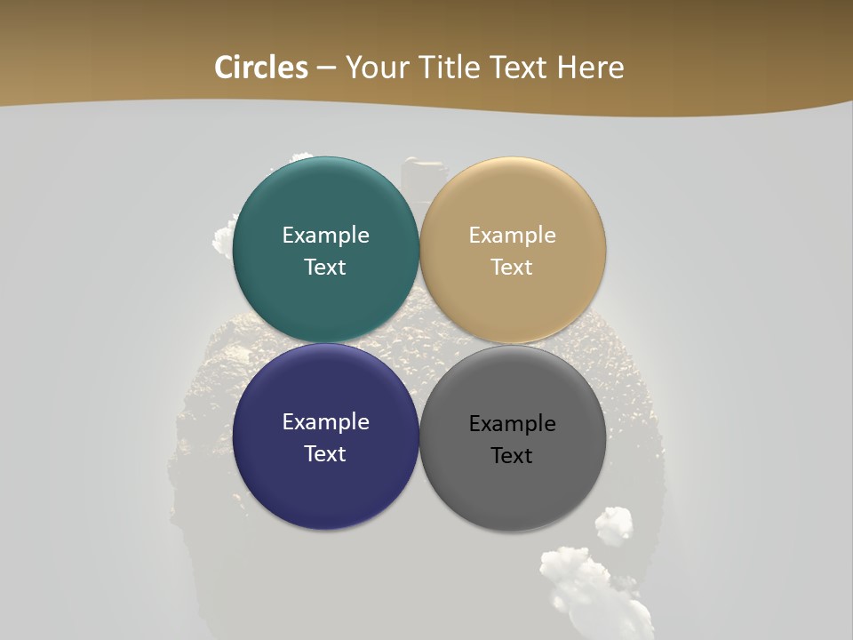 Air Stone Shadow PowerPoint Template