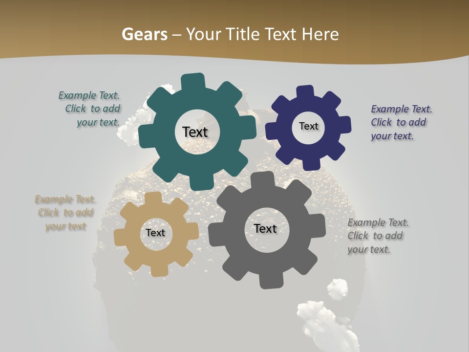 Air Stone Shadow PowerPoint Template