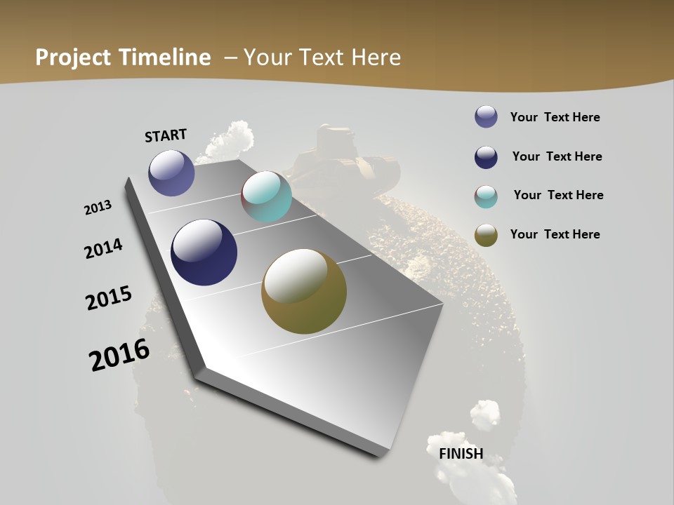 Air Stone Shadow PowerPoint Template