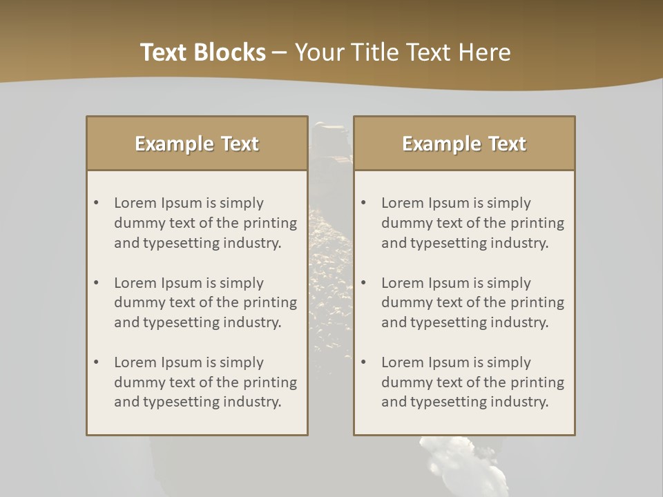 Air Stone Shadow PowerPoint Template