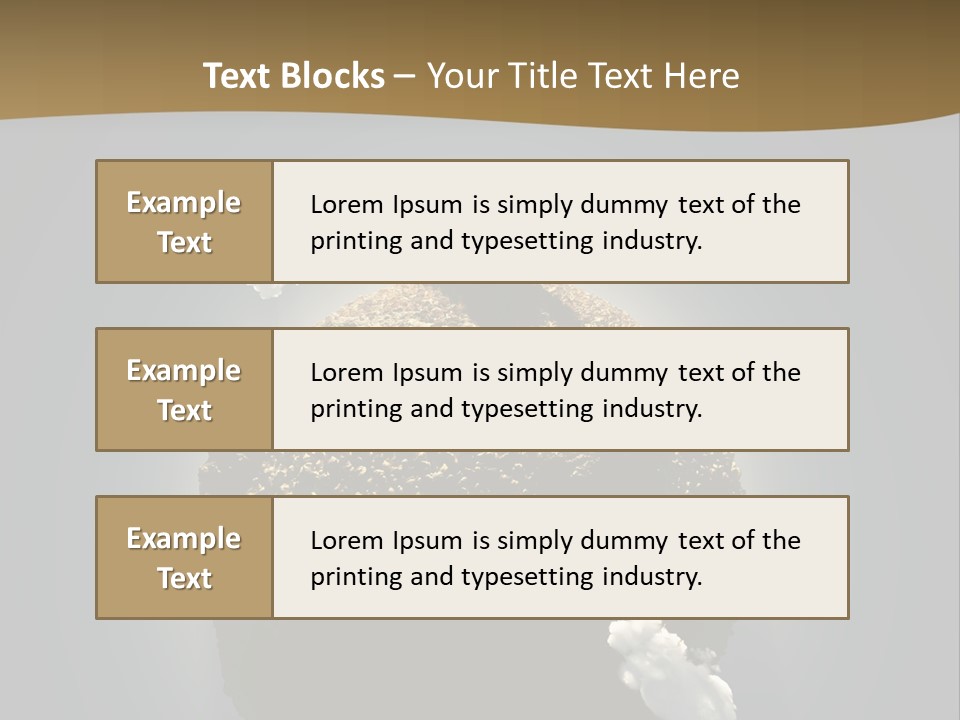 Air Stone Shadow PowerPoint Template