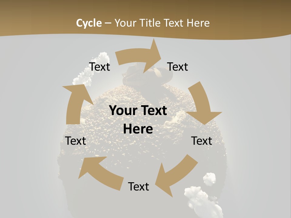 Air Stone Shadow PowerPoint Template