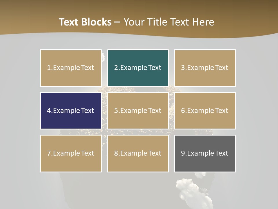 Air Stone Shadow PowerPoint Template